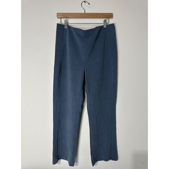 Lululemon Ribbed Softstreme Zip-Leg High-Rise Cropped Pants 25" Women's Size 12 - Picture 1 of 9